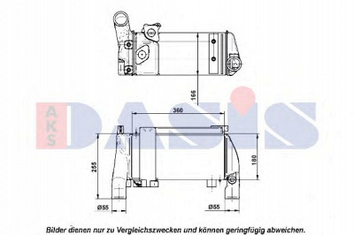 AKS DASIS 396010n -  Масляный радиатор, ретардер